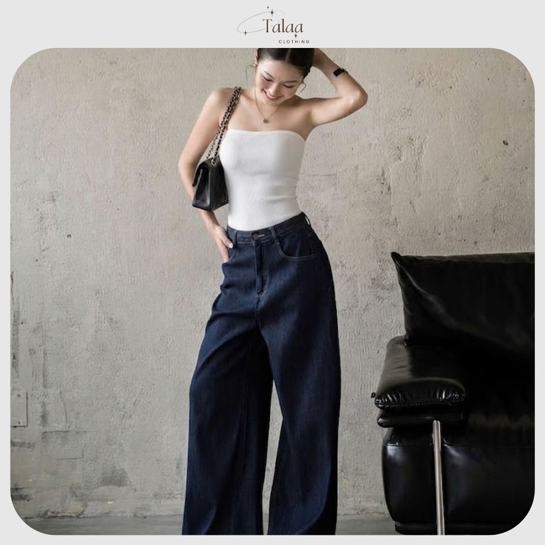 Áo Thun Nữ TaLaa A026 - Cổ Sơ Mi Cotton Mịn Co Giãn, Form Ôm Đẹp - Ảnh 5