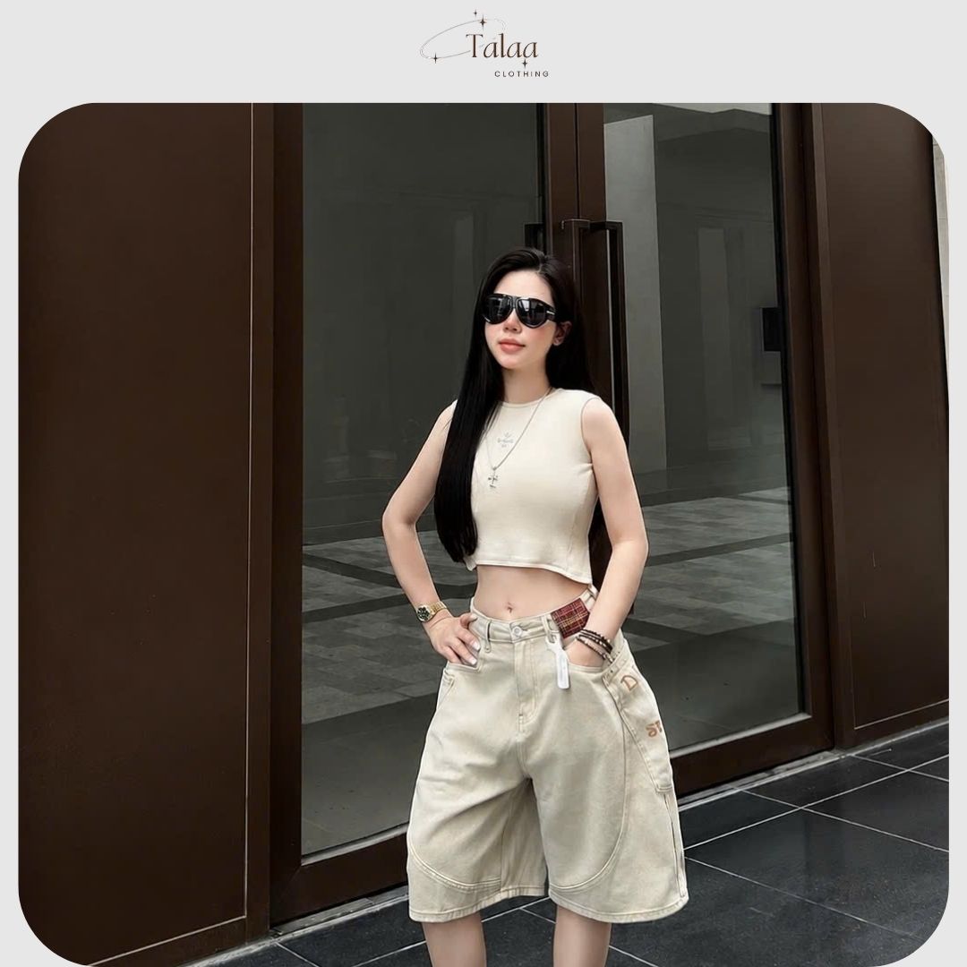 Quần Jean Boy Thụng Thêu Túi Sau TL-111 – Form Suông Cá Tính, Chất Kaki Cao Cấp - Ảnh 4
