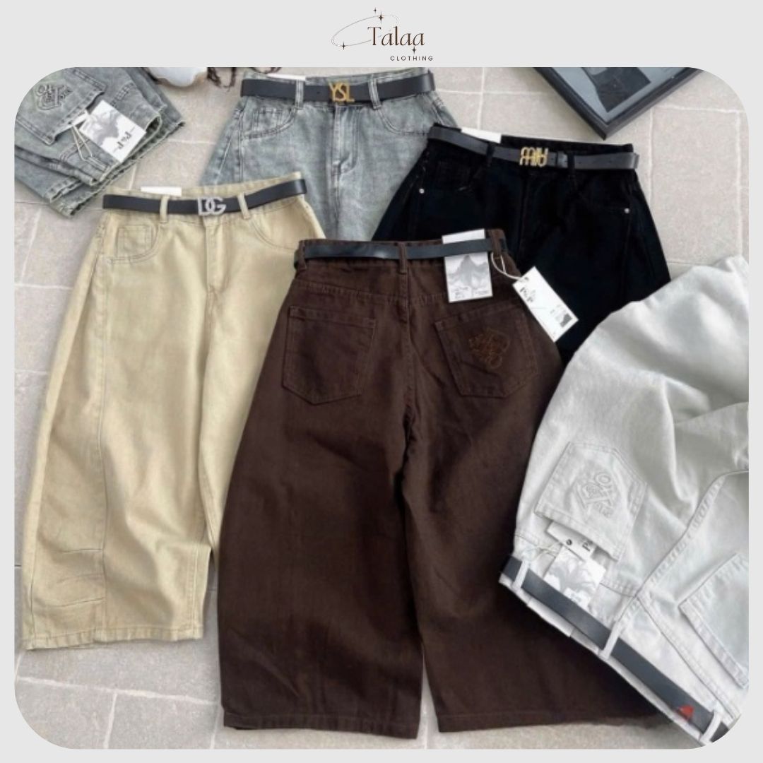 Quần Jean Lửng Thêu TaLaa Clothing TL-024 - Ảnh 2