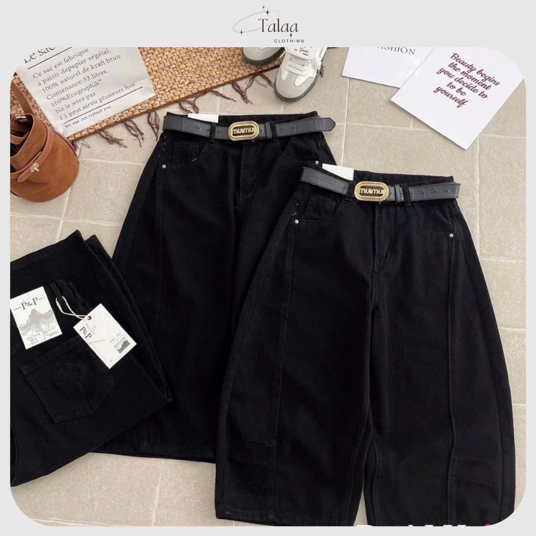 Quần Jean Lửng Thêu TaLaa Clothing TL-024 - Ảnh 4