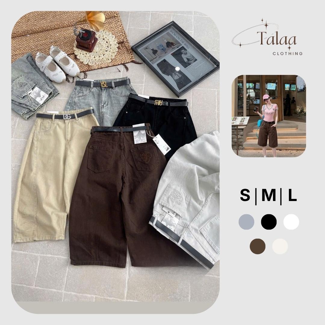 Quần Jean Lửng Thêu TaLaa Clothing TL-024
